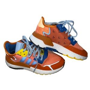 Adidas Sneakers - 4.5, orange, blue